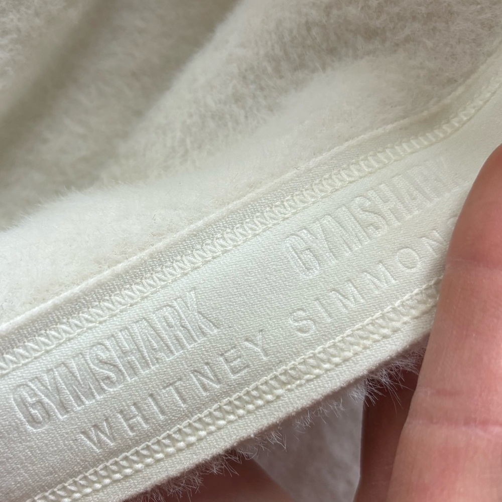 GYMSHARK X WHITNEY SIMMONS fuzzy sports bra top - Picture 4 of 7